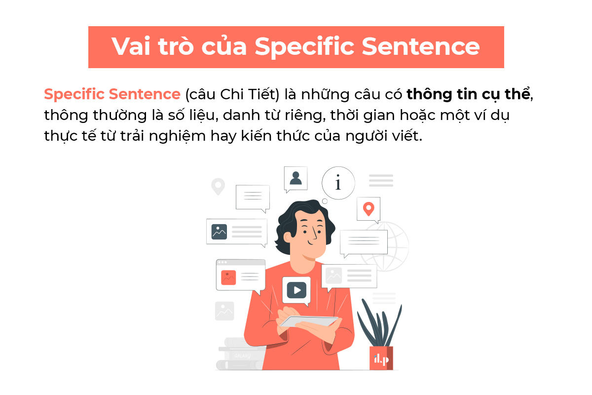 vai trò của specific sentence - cách viết specific sentence 1
