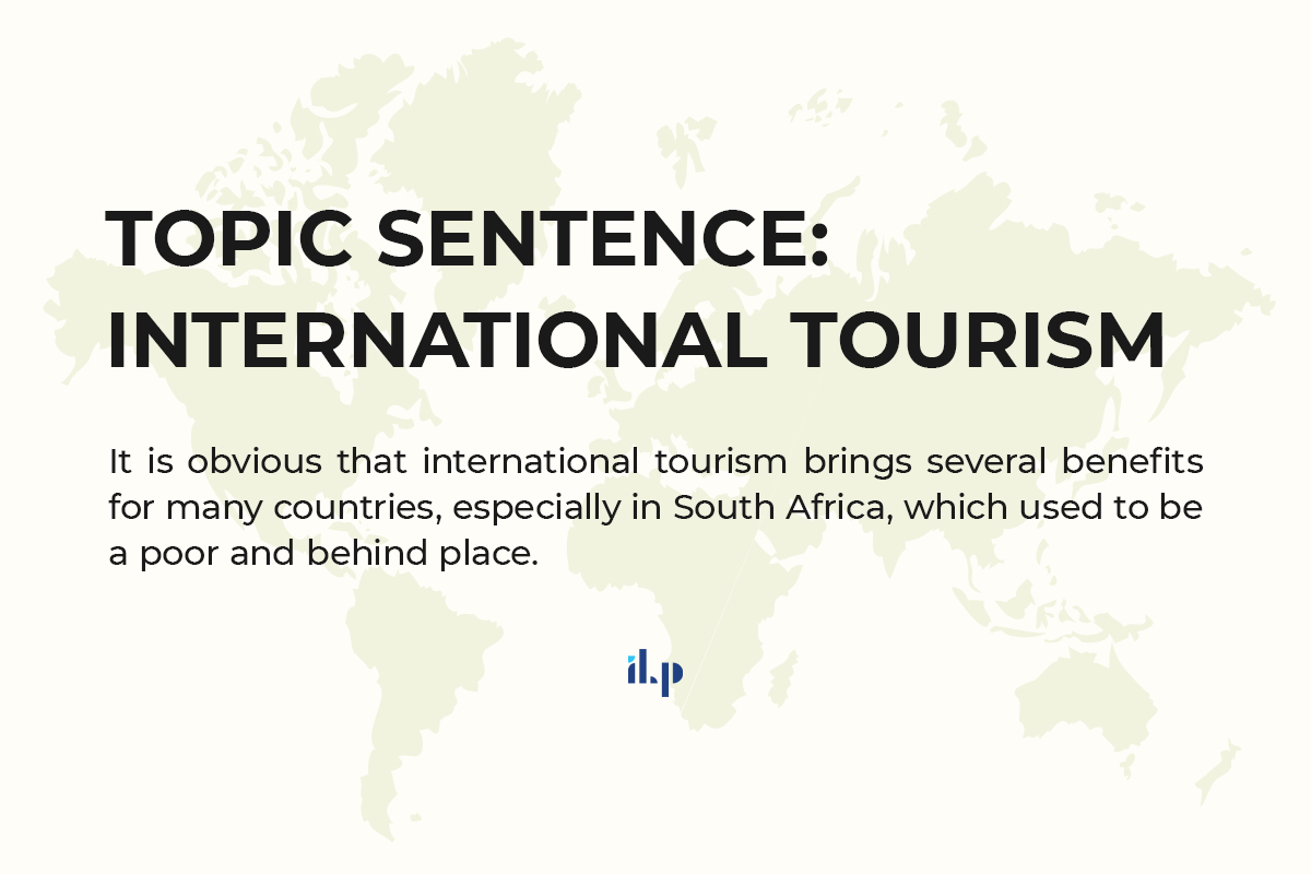 cách viết topic sentence chủ đề international tourism 1