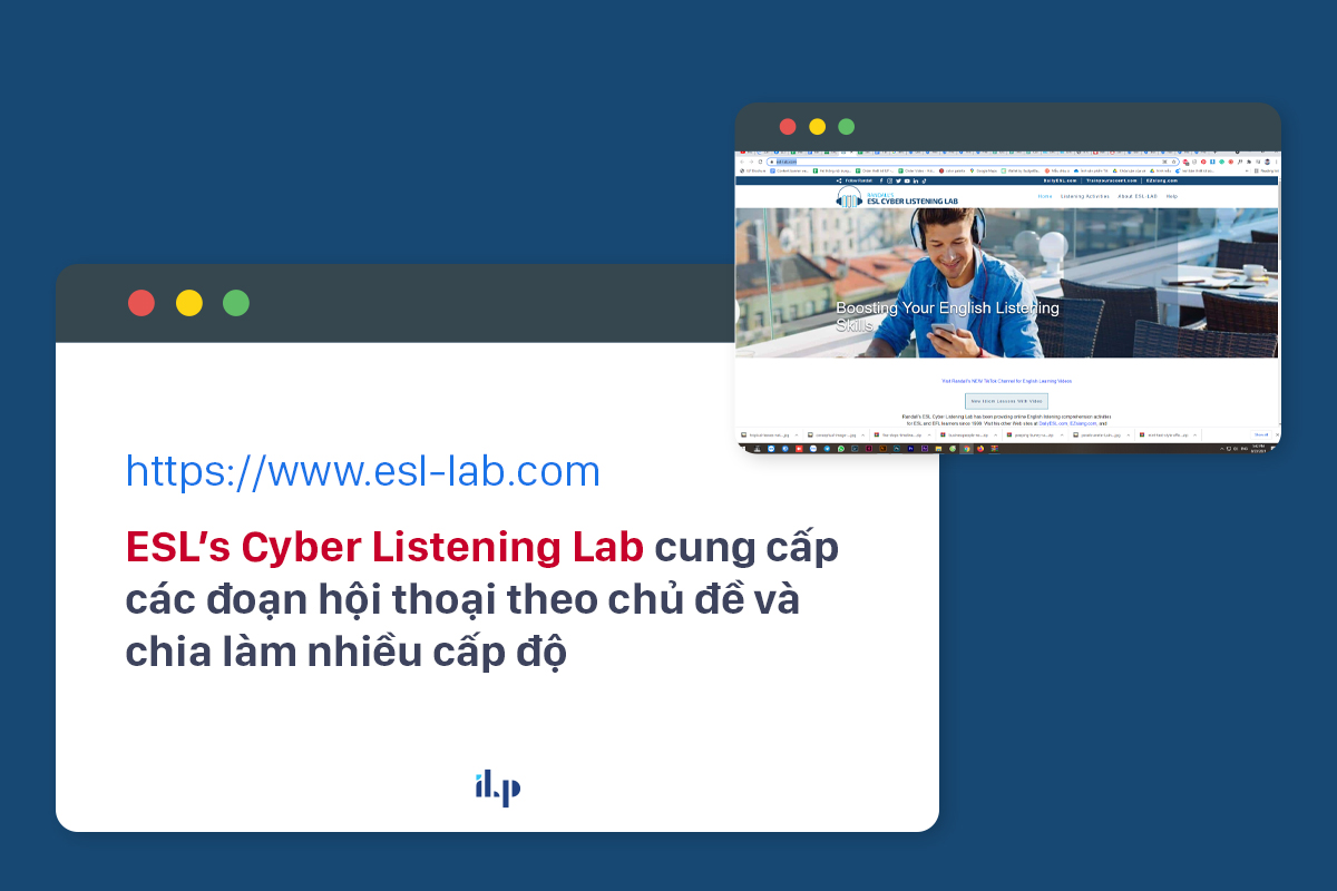 cách luyện nói tiếng anh một mình với ESL’s Cyber Listening Lab 1