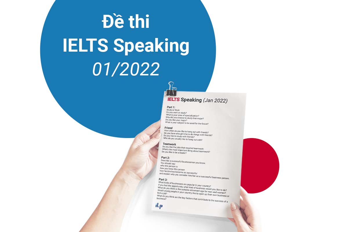 đề thi ielts speaking tháng 01/2022 ilp new