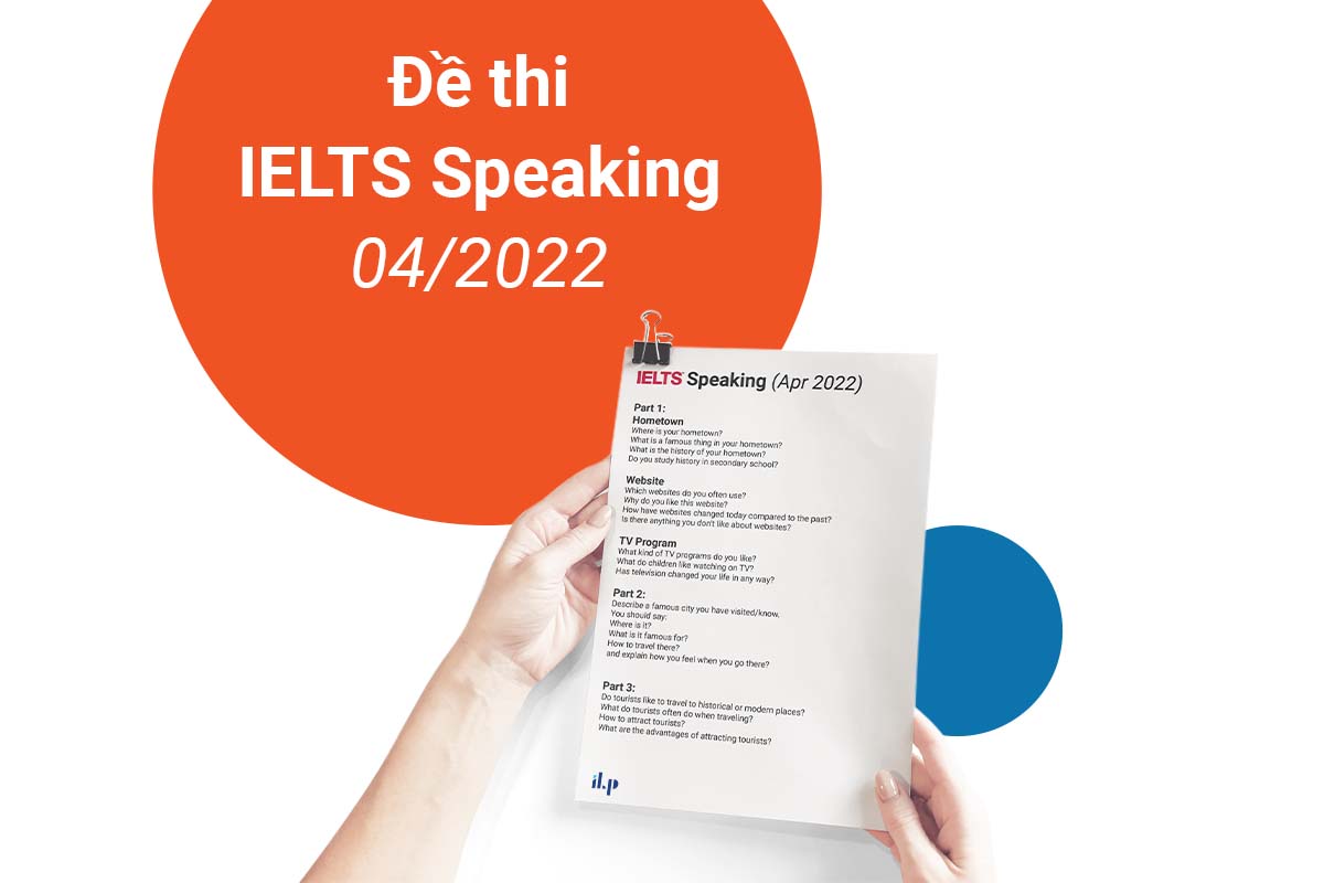 đề thi ielts speaking tháng 04/2022 ilp new