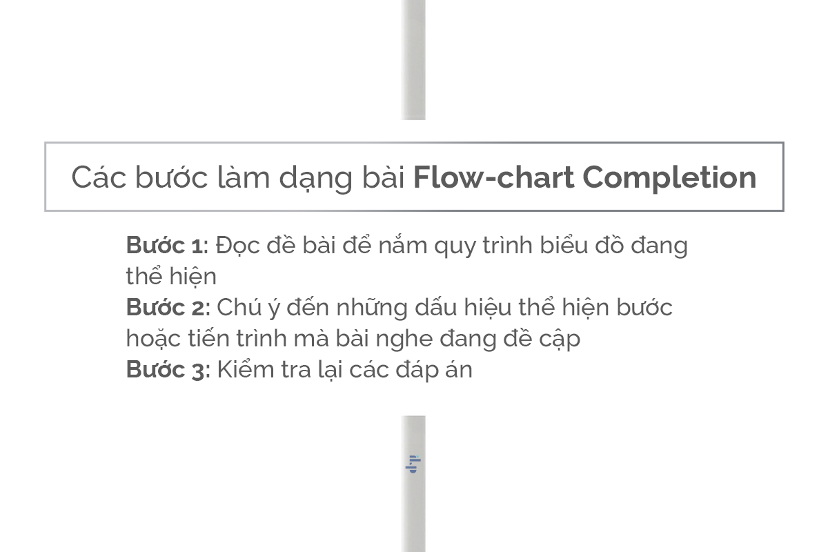 các bước làm dạng flow-chart completion 1
