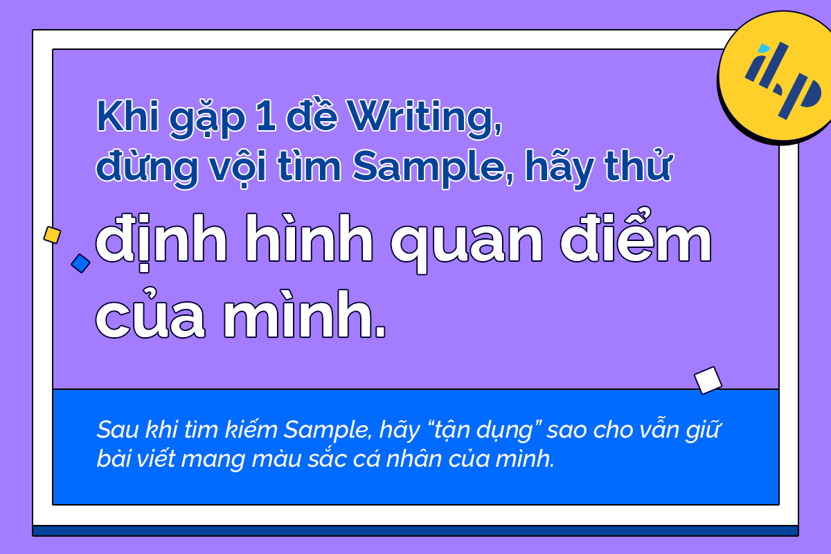 sử dụng writing sample sao cho hiệu quả 1