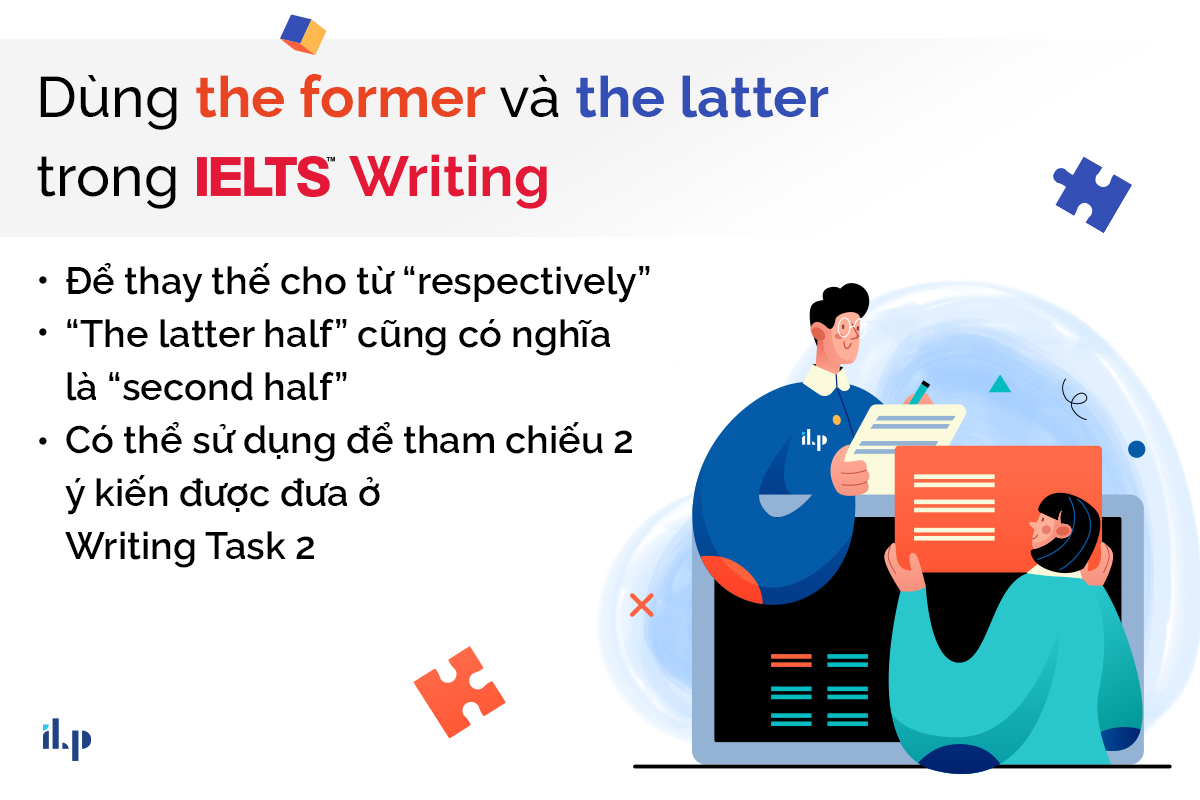 dùng the former the latter trong ielts writing - ngữ pháp trong tiếng anh ilp