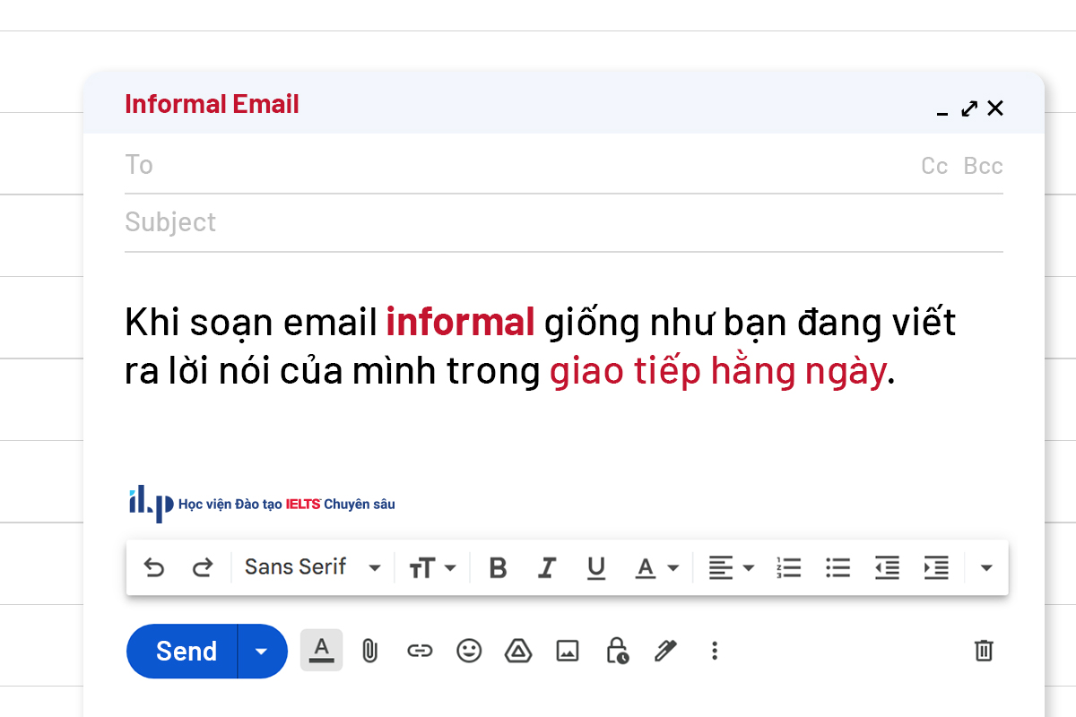 viết email tiếng anh 1
