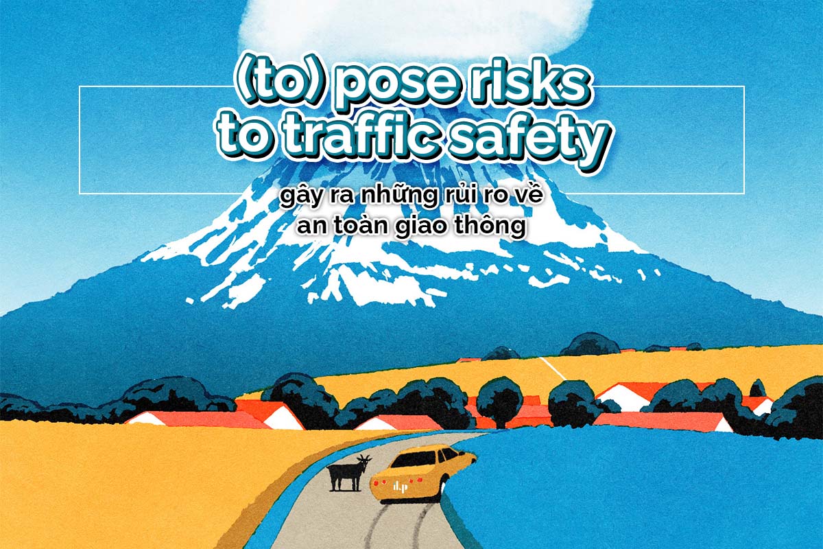 từ vựng ielts theo chủ đề pose risks to traffic safety