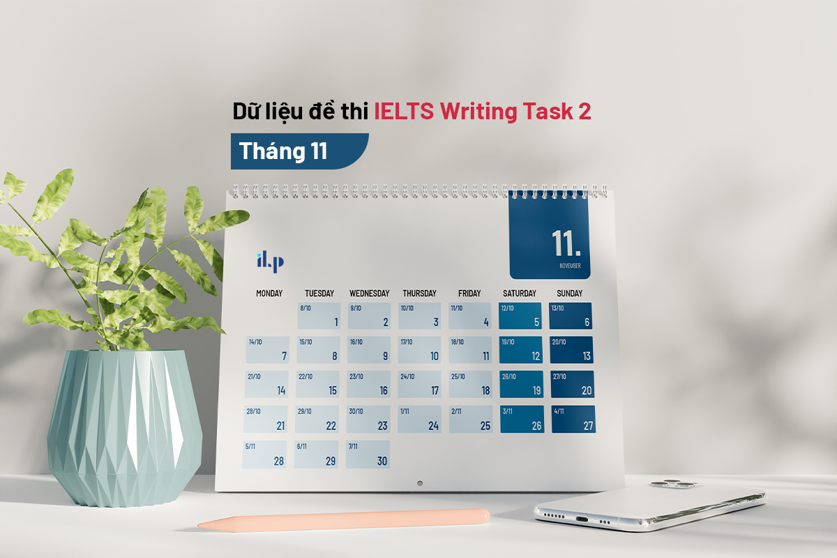 Dữ liệu đề thi IELTS Writing 2022 Task 2 - Tháng 11